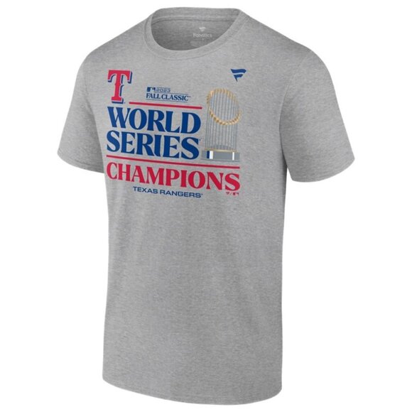 Fanatics Men's Texas Rangers 2023 World Series Champions Locker Room T-Shirt, Me - Picture 1 of 1